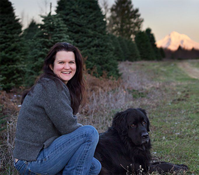 Dr. Leah Ulsted, ND with her dog